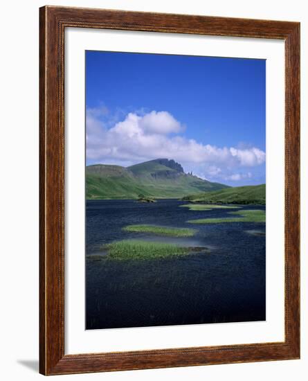 Loch Fada and the Storr, Isle of Skye, Highland Region, Scotland, United Kingdom-Roy Rainford-Framed Photographic Print