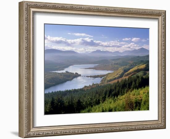 Loch Garry and Glen Garry, Near Fort Augustus, Highland Region, Scotland, United Kingdom, Europe-Patrick Dieudonne-Framed Photographic Print