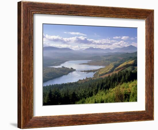 Loch Garry and Glen Garry, Near Fort Augustus, Highland Region, Scotland, United Kingdom, Europe-Patrick Dieudonne-Framed Photographic Print