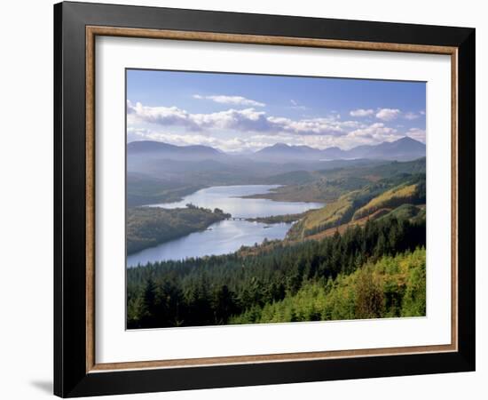 Loch Garry and Glen Garry, Near Fort Augustus, Highland Region, Scotland, United Kingdom, Europe-Patrick Dieudonne-Framed Photographic Print