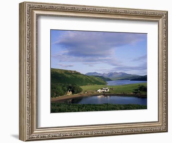 Loch Harport and the Cuillin Hills, Isle of Skye, Highland Region, Scotland, United Kingdom-Roy Rainford-Framed Photographic Print