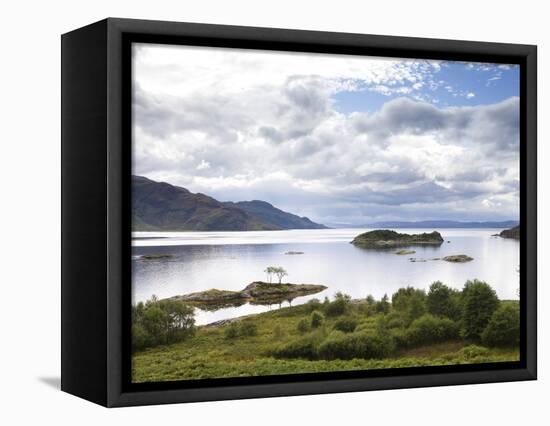 Loch Hourn from Rarsaidh, Camusbane, Near Arnisdale, Highland, Scotland, United Kingdom, Europe-Lee Frost-Framed Premier Image Canvas