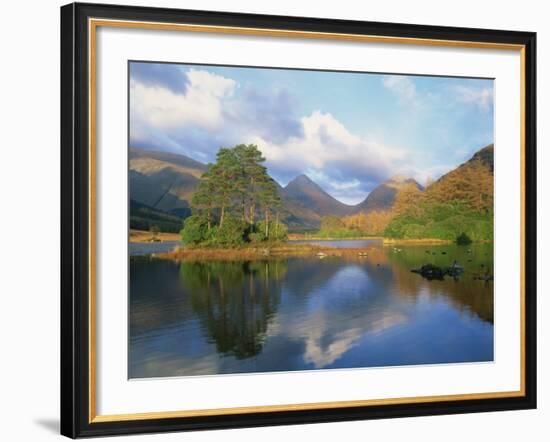 Loch in Glen Etive, Highlands, Scotland, United Kingdom, Europe-Rainford Roy-Framed Photographic Print