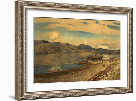 Loch Linnhe at Port Appin, Argyllshire, 1884-Sir David Murray-Framed Giclee Print