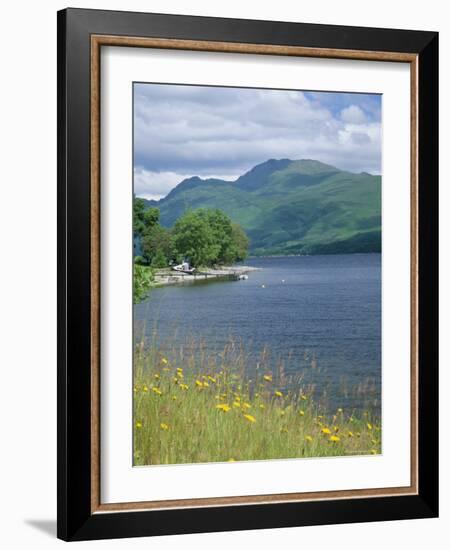 Loch Lomond and Ben Lomond from North of Luss, Argyll and Bute, Strathclyde, Scotland-Roy Rainford-Framed Photographic Print