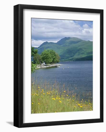 Loch Lomond and Ben Lomond from North of Luss, Argyll and Bute, Strathclyde, Scotland-Roy Rainford-Framed Photographic Print