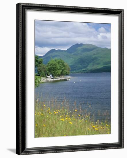 Loch Lomond and Ben Lomond from North of Luss, Argyll and Bute, Strathclyde, Scotland-Roy Rainford-Framed Photographic Print