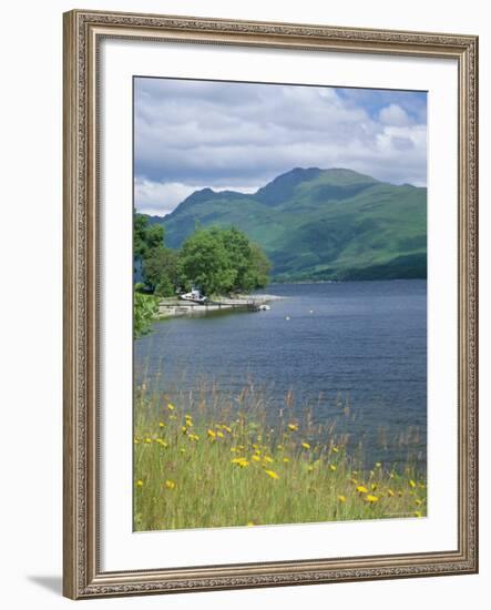 Loch Lomond and Ben Lomond from North of Luss, Argyll and Bute, Strathclyde, Scotland-Roy Rainford-Framed Photographic Print