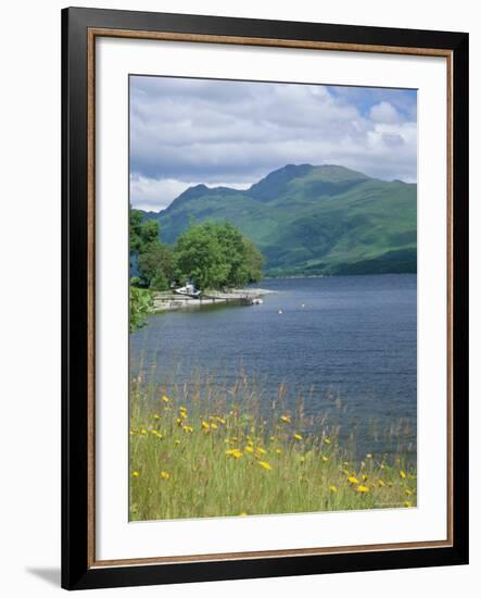 Loch Lomond and Ben Lomond from North of Luss, Argyll and Bute, Strathclyde, Scotland-Roy Rainford-Framed Photographic Print