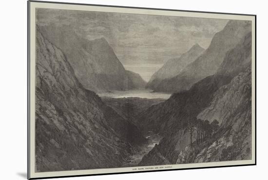 Loch Maree, Dingwall and Skye Railway-Samuel Read-Mounted Giclee Print