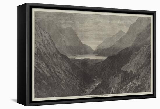 Loch Maree, Dingwall and Skye Railway-Samuel Read-Framed Premier Image Canvas