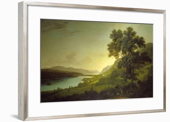 Loch Ness and Dochfour House-Alexander Nasmyth-Framed Premium Giclee Print