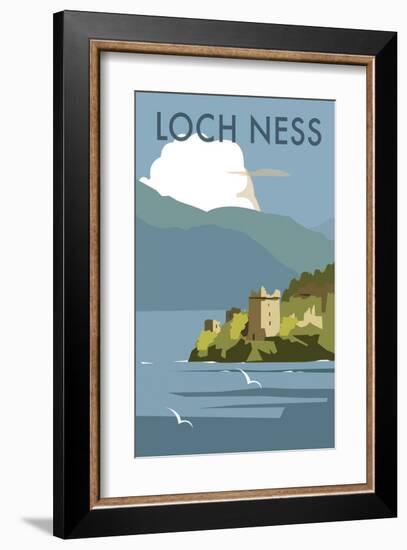 Loch Ness - Dave Thompson Contemporary Travel Print-Dave Thompson-Framed Giclee Print