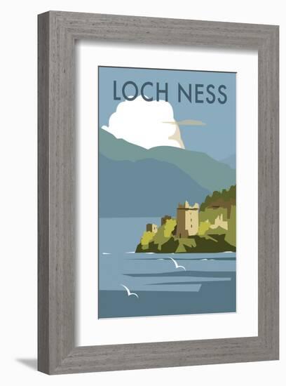 Loch Ness - Dave Thompson Contemporary Travel Print-Dave Thompson-Framed Giclee Print