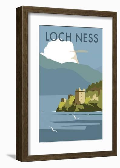 Loch Ness - Dave Thompson Contemporary Travel Print-Dave Thompson-Framed Giclee Print