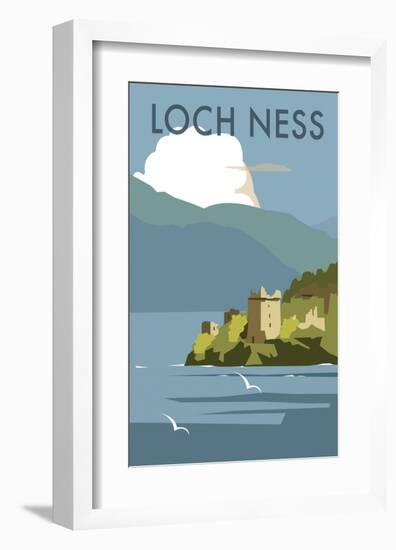 Loch Ness - Dave Thompson Contemporary Travel Print-Dave Thompson-Framed Giclee Print