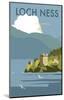 Loch Ness - Dave Thompson Contemporary Travel Print-Dave Thompson-Mounted Giclee Print