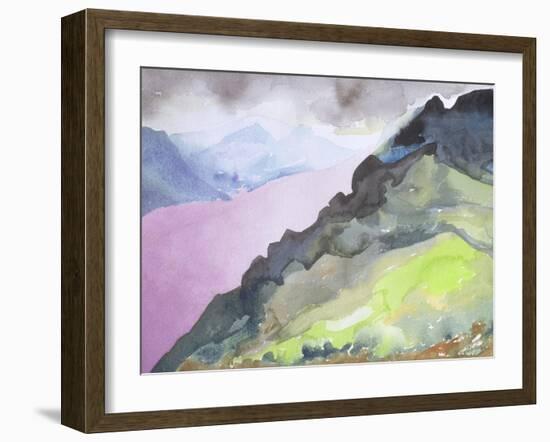 Loch Ness from Glendoe Lodge, 1995-Izabella Godlewska de Aranda-Framed Giclee Print