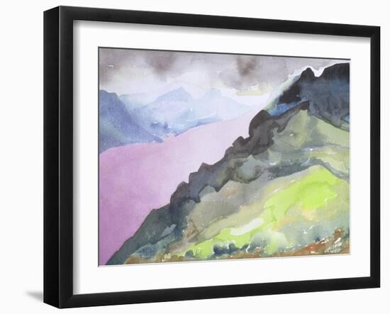 Loch Ness from Glendoe Lodge, 1995-Izabella Godlewska de Aranda-Framed Giclee Print