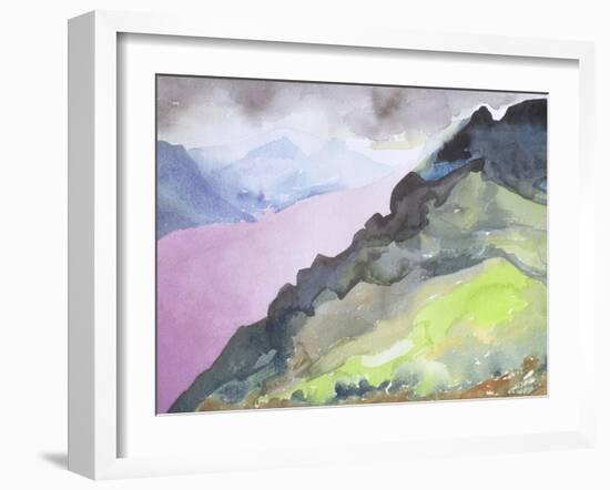 Loch Ness from Glendoe Lodge, 1995-Izabella Godlewska de Aranda-Framed Giclee Print