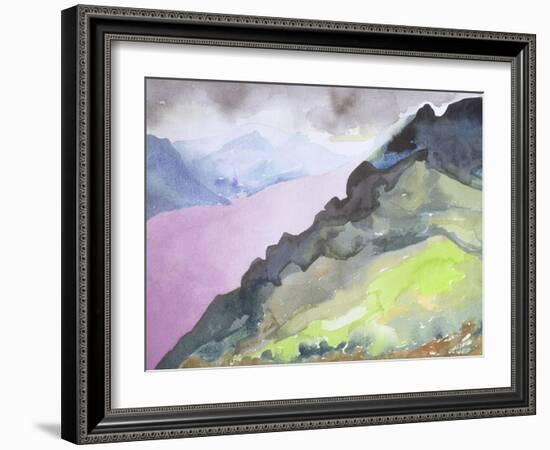 Loch Ness from Glendoe Lodge, 1995-Izabella Godlewska de Aranda-Framed Giclee Print