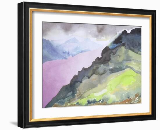 Loch Ness from Glendoe Lodge, 1995-Izabella Godlewska de Aranda-Framed Giclee Print