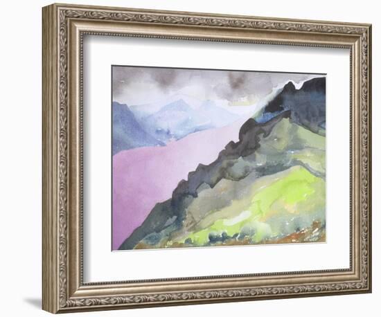 Loch Ness from Glendoe Lodge, 1995-Izabella Godlewska de Aranda-Framed Giclee Print