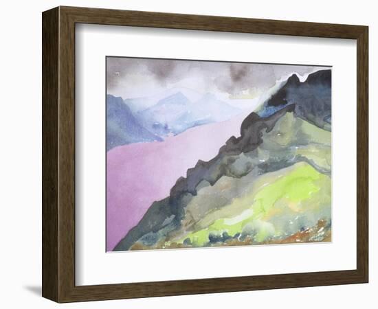 Loch Ness from Glendoe Lodge, 1995-Izabella Godlewska de Aranda-Framed Giclee Print