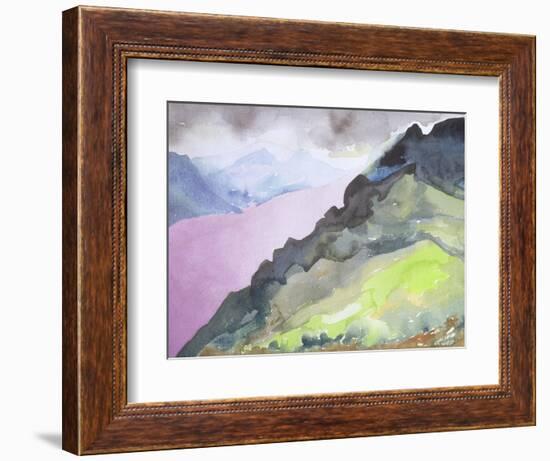 Loch Ness from Glendoe Lodge, 1995-Izabella Godlewska de Aranda-Framed Giclee Print