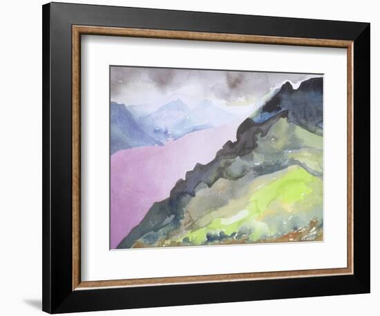 Loch Ness from Glendoe Lodge, 1995-Izabella Godlewska de Aranda-Framed Giclee Print