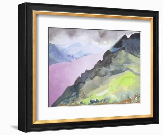 Loch Ness from Glendoe Lodge, 1995-Izabella Godlewska de Aranda-Framed Giclee Print