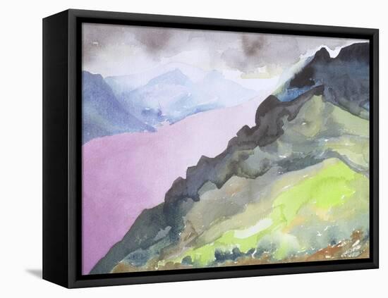 Loch Ness from Glendoe Lodge, 1995-Izabella Godlewska de Aranda-Framed Premier Image Canvas