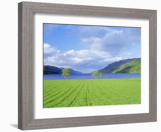 Loch Ness from the Western End, Highlands Region, Scotland, UK, Europe-I Vanderharst-Framed Photographic Print