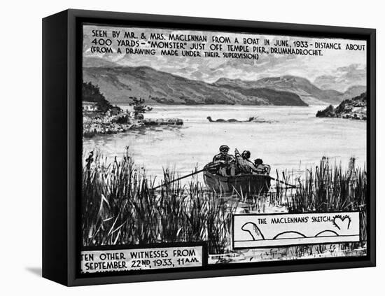 Loch Ness Monster, 1934-null-Framed Premier Image Canvas