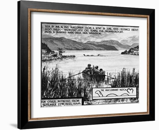 Loch Ness Monster, 1934-null-Framed Giclee Print