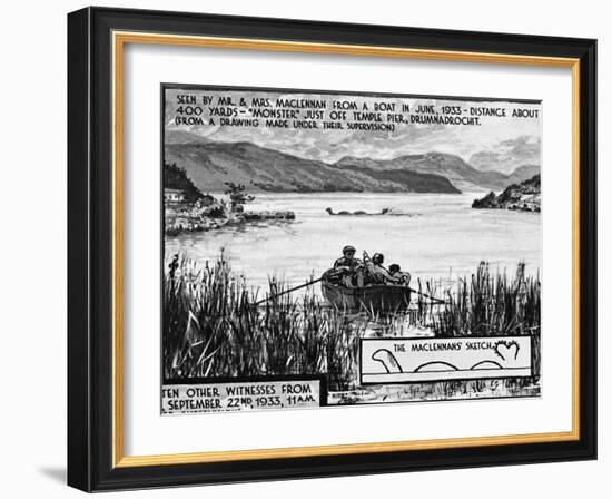 Loch Ness Monster, 1934-null-Framed Giclee Print