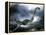 Loch Ness Monster, Artwork-Victor Habbick-Framed Premier Image Canvas