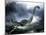 Loch Ness Monster, Artwork-Victor Habbick-Mounted Photographic Print