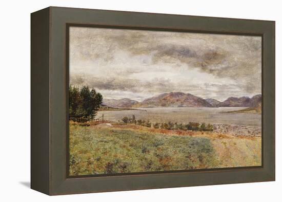 Loch Strivan-William Davis-Framed Premier Image Canvas