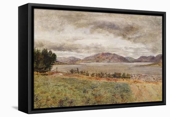 Loch Strivan-William Davis-Framed Premier Image Canvas