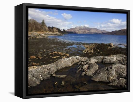 Loch Sunart, Looking East, Argyll, Scotland, United Kingdom, Europe-Toon Ann & Steve-Framed Premier Image Canvas
