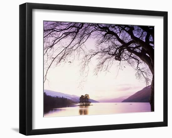Loch Tay in the Evening, Tayside, Scotland, United Kingdom-Kathy Collins-Framed Photographic Print