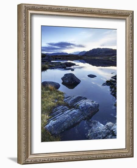 Loch Tollaidh at Dawn, Near Poolewe, Achnasheen, Wester Ross, Highlands, Scotland, United Kingdom-Lee Frost-Framed Photographic Print