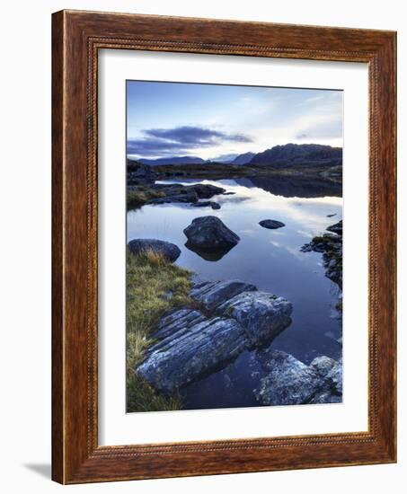 Loch Tollaidh at Dawn, Near Poolewe, Achnasheen, Wester Ross, Highlands, Scotland, United Kingdom-Lee Frost-Framed Photographic Print