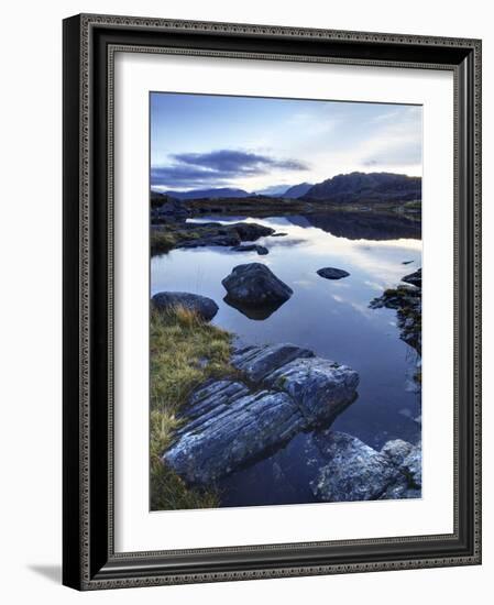 Loch Tollaidh at Dawn, Near Poolewe, Achnasheen, Wester Ross, Highlands, Scotland, United Kingdom-Lee Frost-Framed Photographic Print