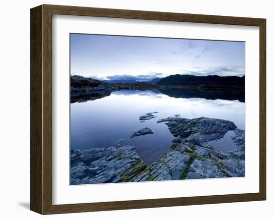 Loch Tollaidh at Dawn, Near Poolewe, Achnasheen, Wester Ross, Highlands, Scotland, United Kingdom-Lee Frost-Framed Photographic Print