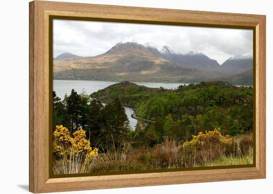 Loch Torridon and the Torridon Hills, Highland, Scotland-Peter Thompson-Framed Premier Image Canvas
