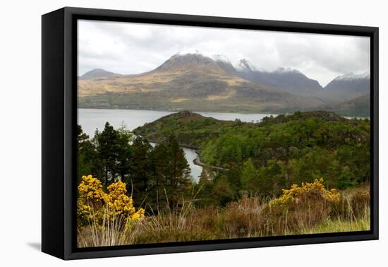 Loch Torridon and the Torridon Hills, Highland, Scotland-Peter Thompson-Framed Premier Image Canvas