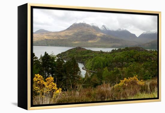 Loch Torridon and the Torridon Hills, Highland, Scotland-Peter Thompson-Framed Premier Image Canvas