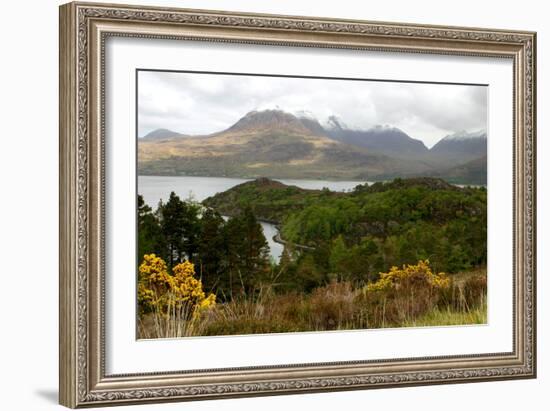 Loch Torridon and the Torridon Hills, Highland, Scotland-Peter Thompson-Framed Premium Photographic Print